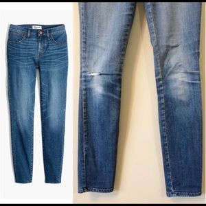 Madewell High Riser skinny jeans 27x32
